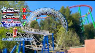 The Great American Revolution POV at Six Flags Magic Mountain