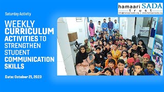 Weekly Curriculum Activities To Strengthen Student Communication Skills || Hamaari Sada Trust