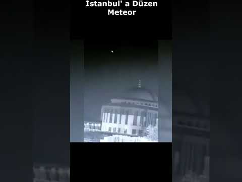 İstanbul'a düşen meteor böyle görüntülendi. Güncel ve son dakika haber kanalı.