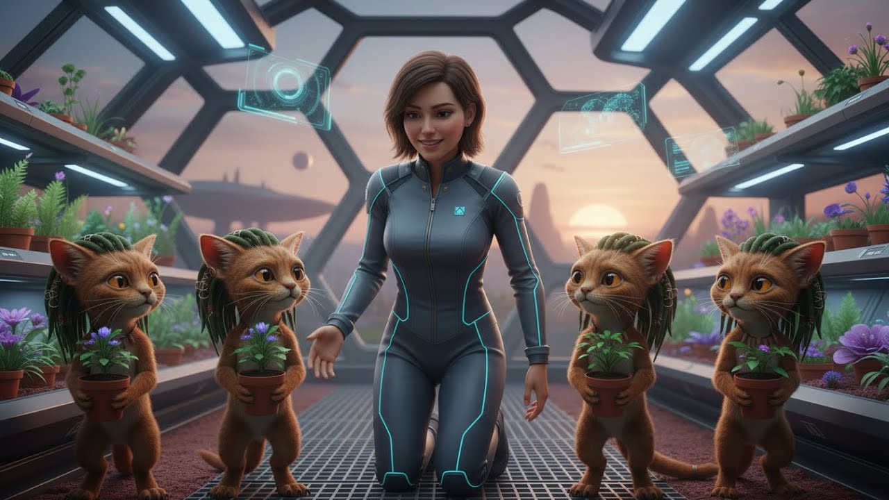 "People Try to Save What is Dying" — Said the Human. And All the Cubs Brought Her Their Houseplants