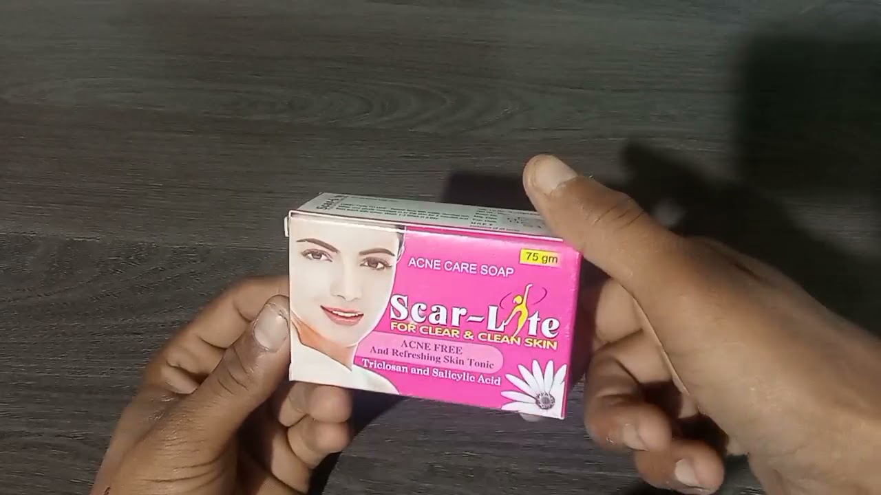 Gora hone ki best sopa scarlite soap in hindi | scar lite soap | glowingsin scar lite soap