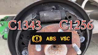 C1343 C1256 Toyota Prius Brake Accumulator Low Pressure