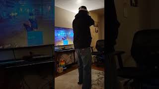 Wife recording me scared in Propagation VR :)