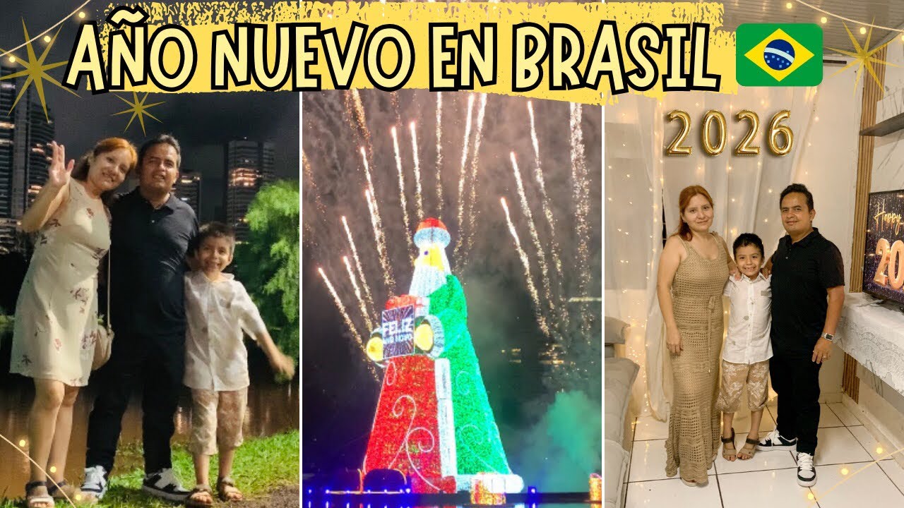 Como vivimos el Año Nuevo en Brasil // FELIZ ANO NOVO 🇧🇷✨🇵🇪