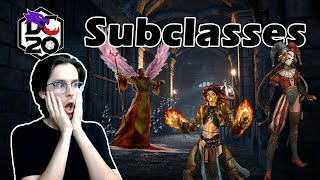 Brand New Subclasses Are Here!!! | DC20