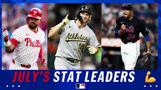 July MLB Stat Leaders! (Schwarber slugs 12 homers, Kurtz bats .395, and MORE!)