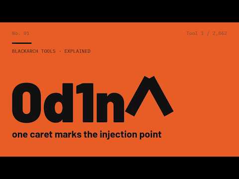 0d1n explained the blackarch web fuzzer driven by one caret