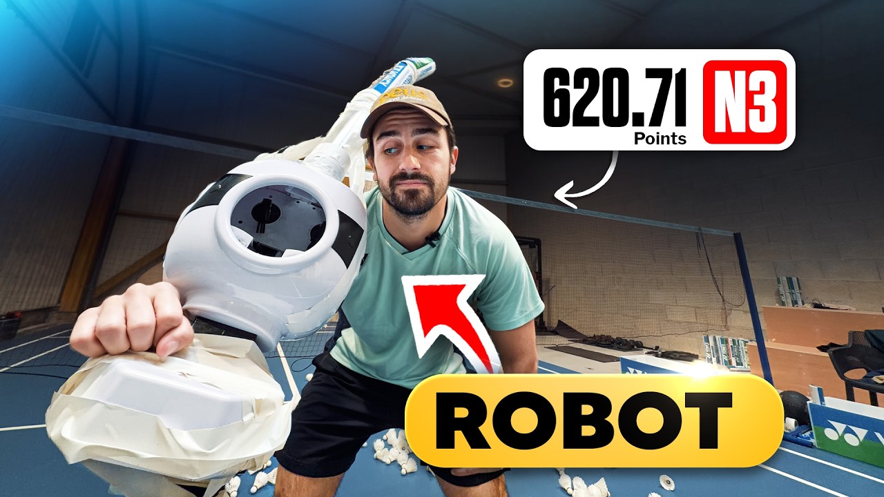 Le robot de badminton le moins cher peut-il me faire passer National 2 ?