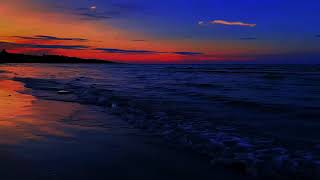 Soft Ocean Waves Sleep Background | Gentle Sea Ambience for Relaxation & Focus.