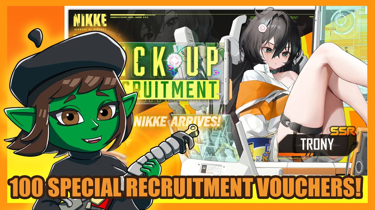 I PULLED 100 ADVANCED RECRUITMENT VOUCHERS NIKKE GODDESS OF VICTORY