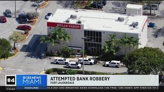 Attempted bank robbery in Fort Lauderdale