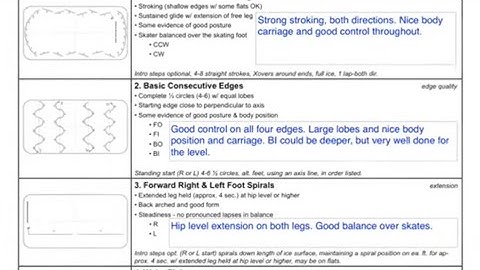 USFS Pre-Preliminary Skating Skills (MITF) Passed w/ Honors