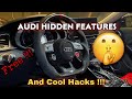 (AUDI) TOP 10 BEST HACKS FOR YOUR AUDI !!!! In 5 minutes