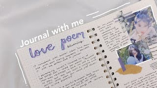 🎐journal with me || Love Poem - IU *:・ﾟ✧ screenshot 5