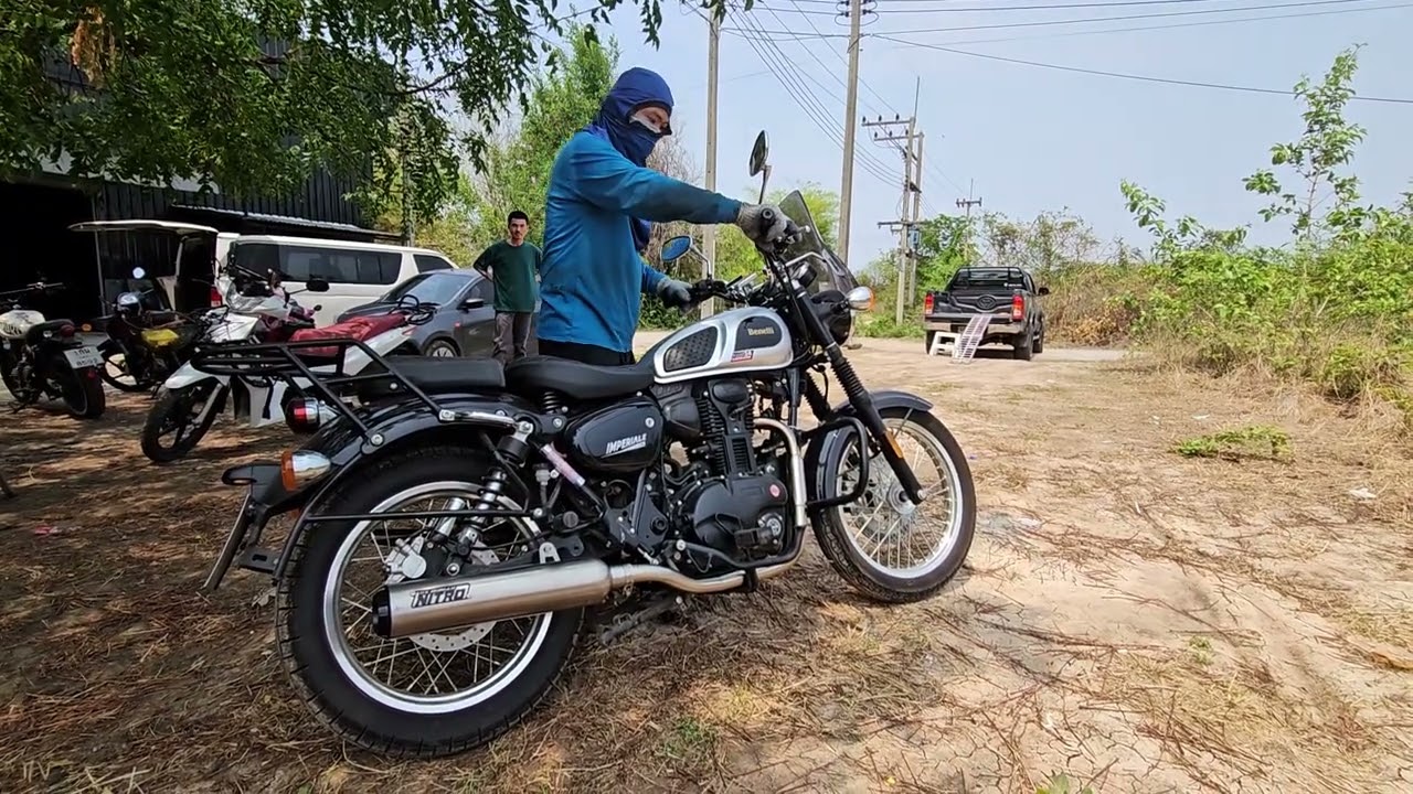 Exhaust Full RX-RANGER NITRO Benelli Imperiale 400 Custom Design By.Ranger korat 🇹🇭