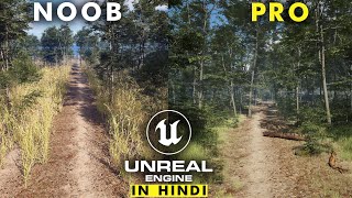 Unreal Engine Forest Path Tutorial In HINDI