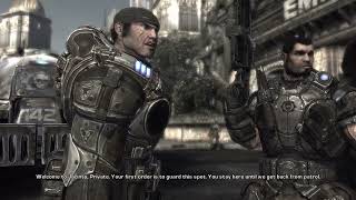 Gears of War 2 (Xbox 360) - Act 1 - Chapter 1 : Welcome to Delta (Left Path) [Casual]