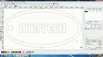 RDWORKS V8 LASER KEY RING CUTTING  TUTORIAL