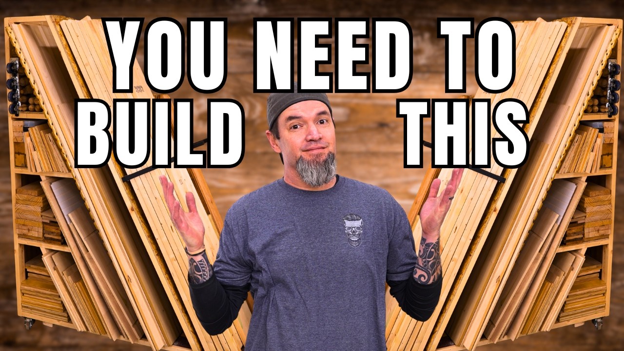 Easy DIY Lumber Storage Solution For ANY Garage