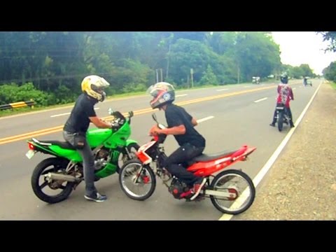 Kawasaki KR150 KRR vs Fastest Raider in TNR Davao AND Yamaha Sniper Friendly Gauge #1