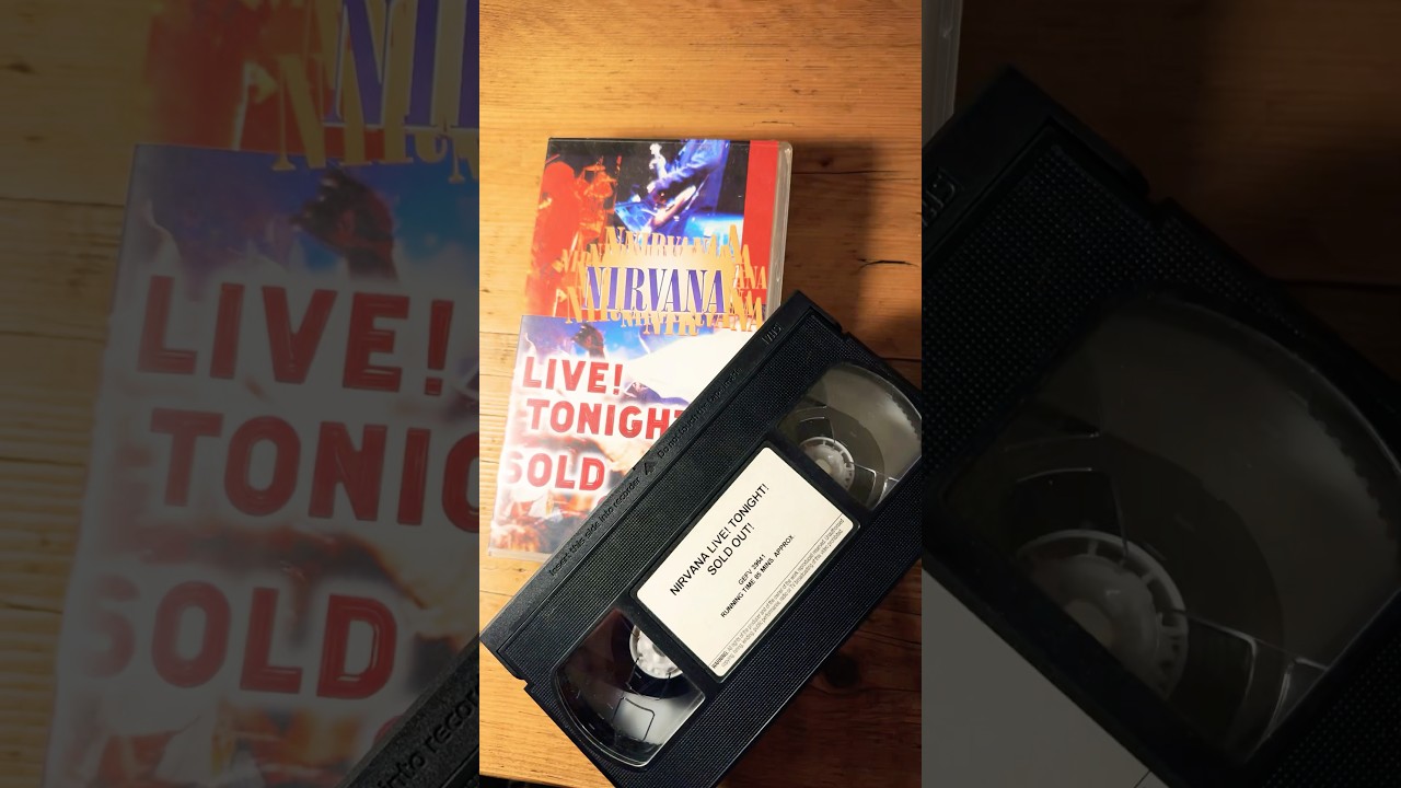 Live Tonight Sold Out VHS #nirvana #physicalmedia #vhs - YouTube