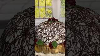 Вкусный торт с вишней и абрикосами.