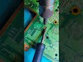 Xbox Board Capacitor Removal | High-Temp Lead-Free Solder Rework Tips for Technicians (ASMR)#gaming