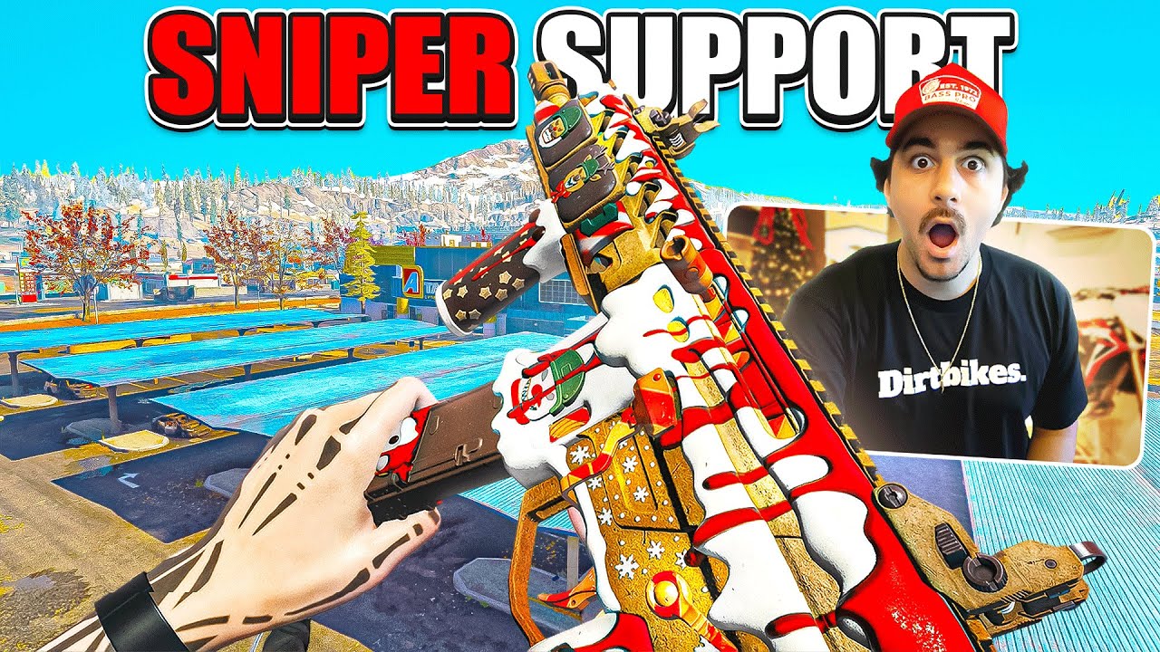 the Buffed PEACEKEEPER is the BEST Sniper Support in Warzone 🔥