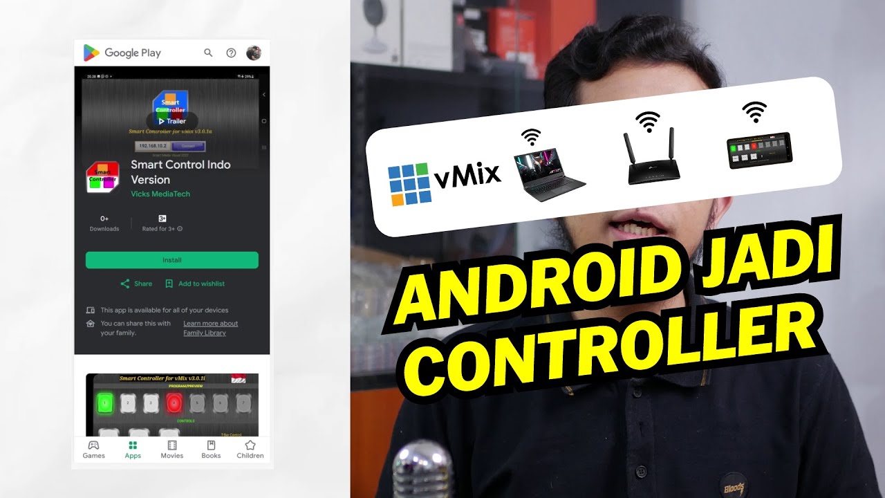 Tes Software Control VMIX Dari Smartphone Android - Smart Control Indo ...
