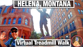 City Walks  Helena Montana  Capital City Virtual Walking Tour for Treadmill  4k