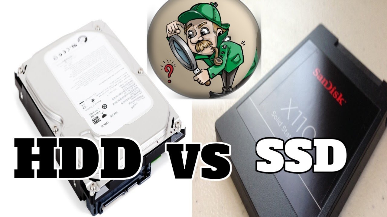 Difference Between HDD Vs SSD // Hard disk drive and solid state drive ...