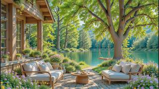 Peaceful Morning Piano Lakeside 🎹🎶 Soft Piano Melodies with Nature Therapy for Peaceful Focus screenshot 4