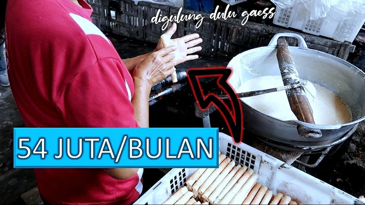 Home Industri Sukses Omset Besar - Membuat Kue Semprong Renyah Gurih Terbaru 2020