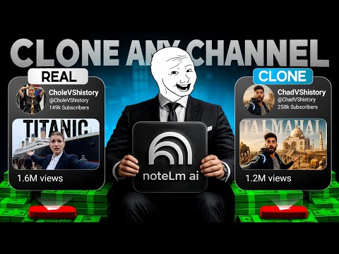 Clone ANY YouTube Channel With AI (NotebookLM Hack) | God-Level Automation