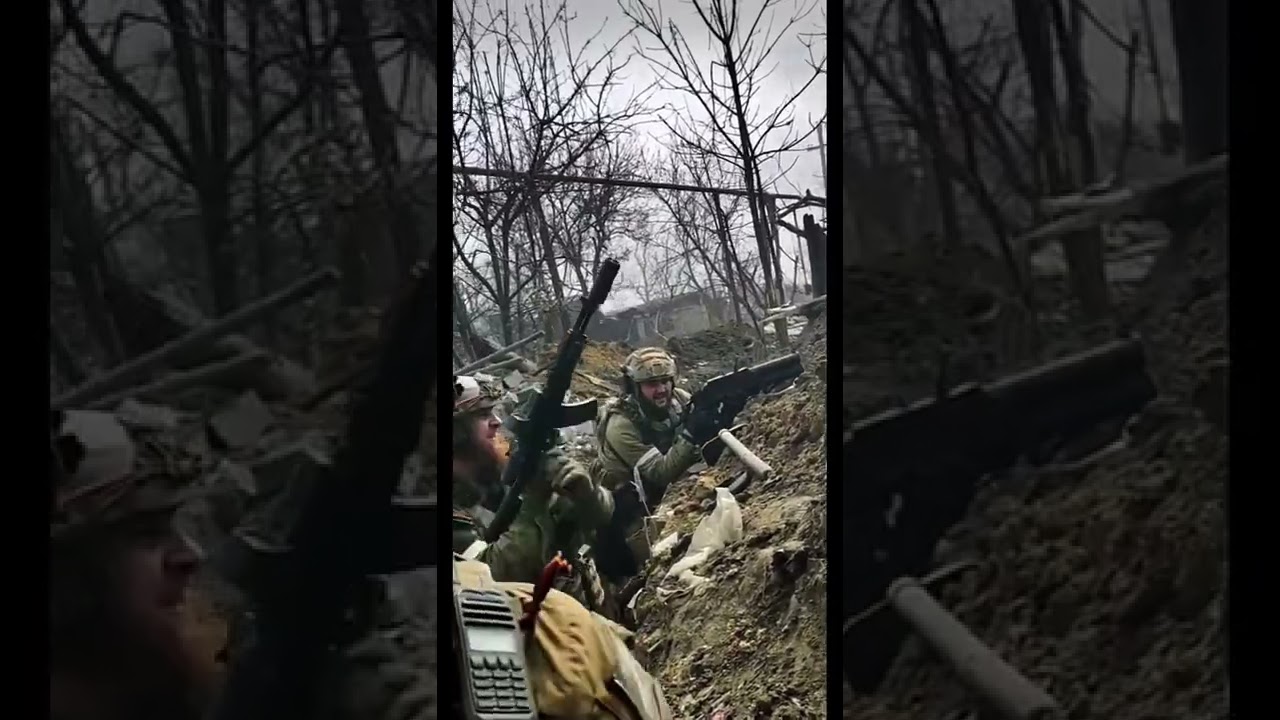 CHECHEN SOLDIERS DEFENDING MARIUPOL