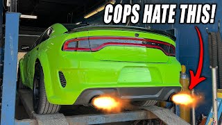 My New Illegal Exhaust On My Charger Hellcat Redeye