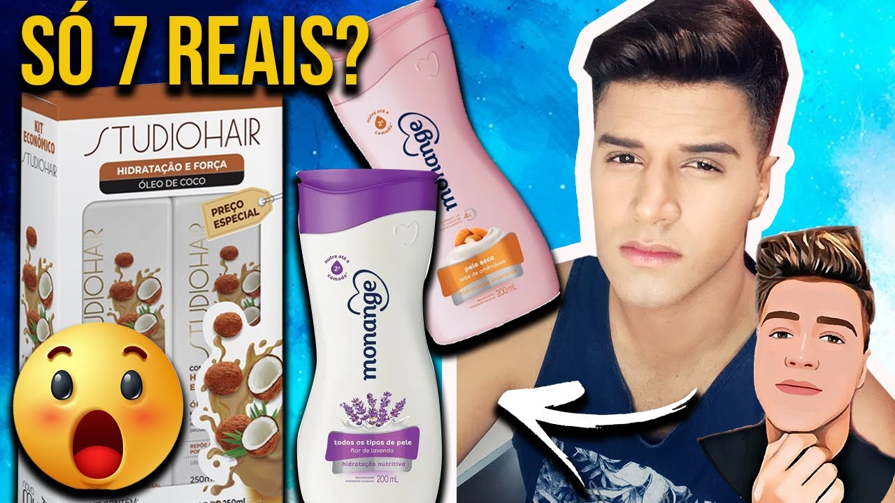 COMPREI UM KIT DE SHAMPOO E CONDIONADOR MAIS BARATO DO MERCADO
