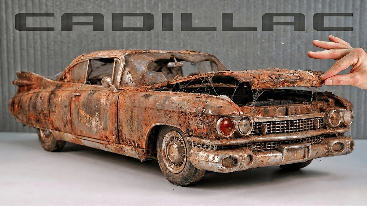 Asmr Car Restoration! Cadillac Eldorado 1959 from Total Disrepair to Looking New