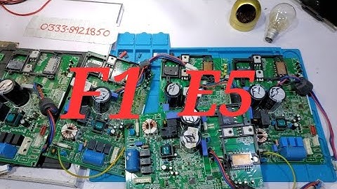 DC INVERTER AC PELL DAWLANCE F1 E5 ERROR CODE