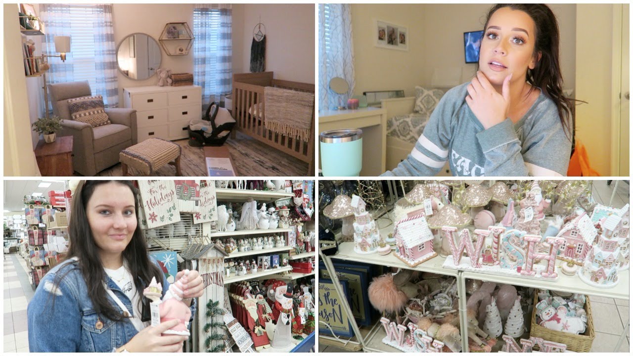 Holiday Decor Shopping w/ Kenz + Nursery Update!