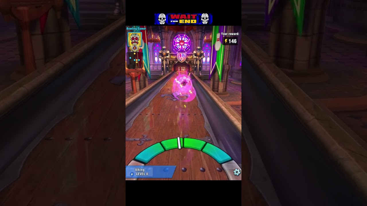 Skill shot 21 KNIGHT OF THE ROUND BALL SKILL SHOT GAMEPLAY BOWLING CREW 