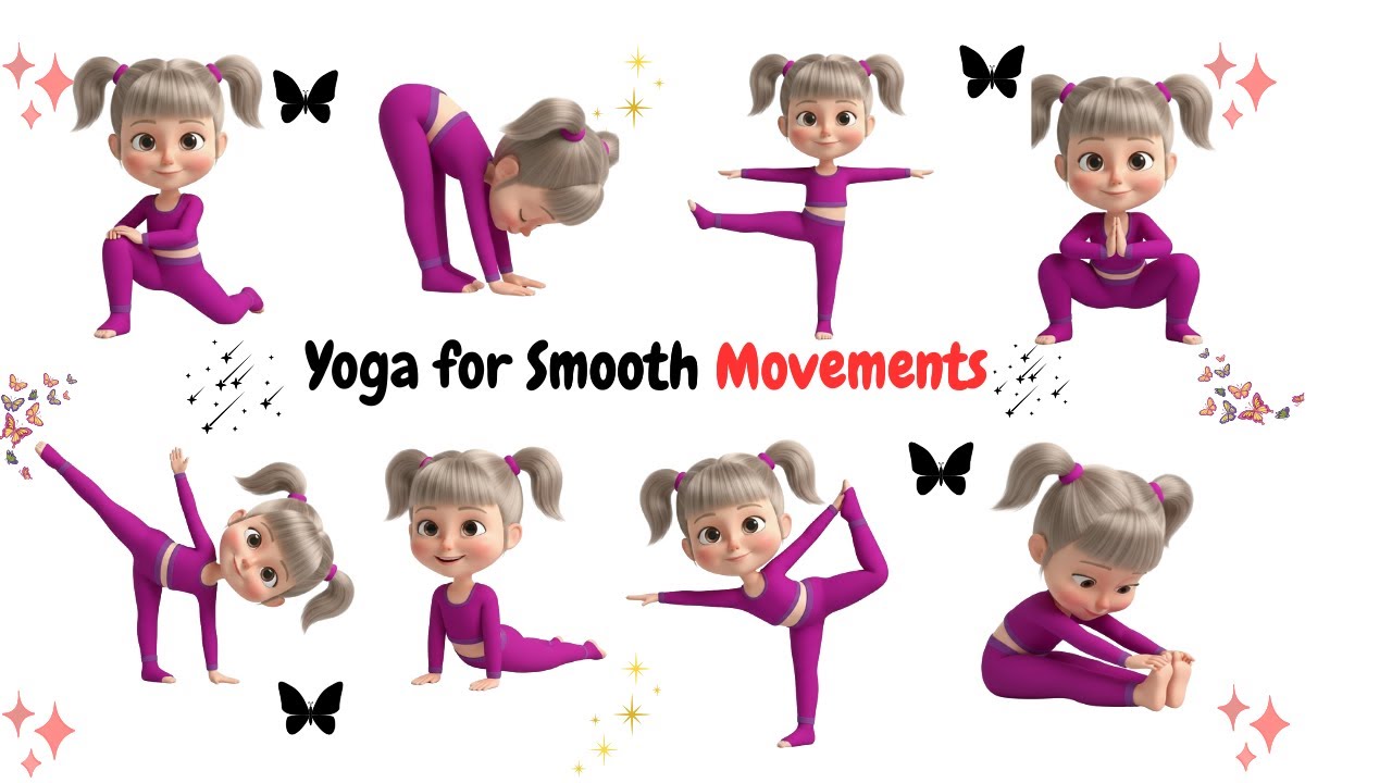 Fun Yoga for Kids 🧘‍♀️ | Easy & Cute Yoga Poses for Children