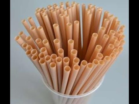 food grade edible rice drinking eaten straw straws making machine ...