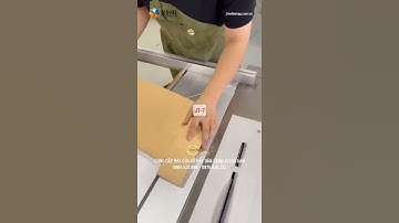Cắt ván công nghiệp dễ dàng bằng máy cưa gỗ bàn trượt JT 7 #maycatgachxinkai