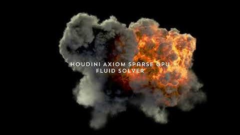 4K Houdini sparse GPU solver - Axiom