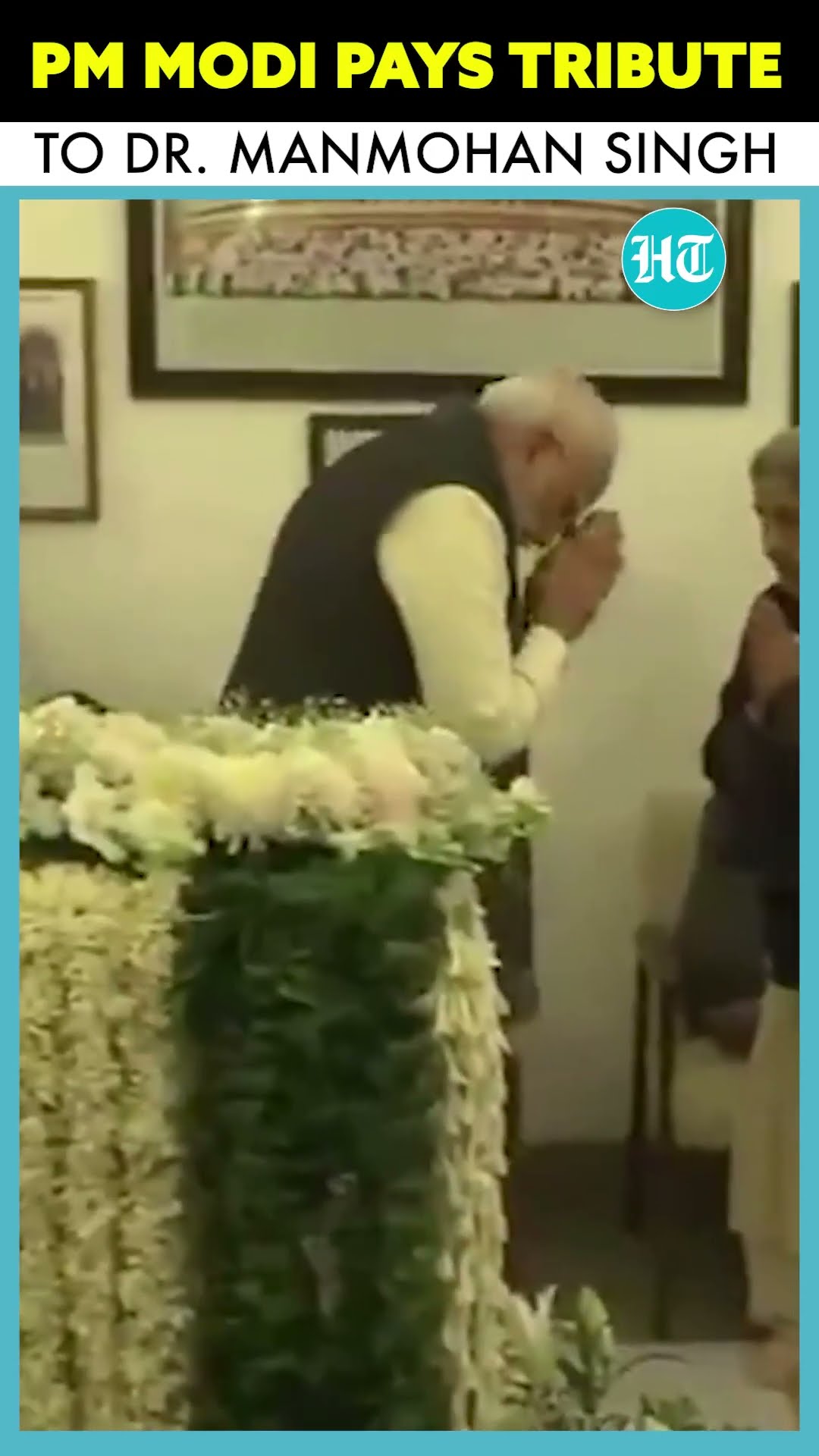 PM Modi Pays Last Respects To Late Former PM Dr. Manmohan Singh, Offers Condolences To Family