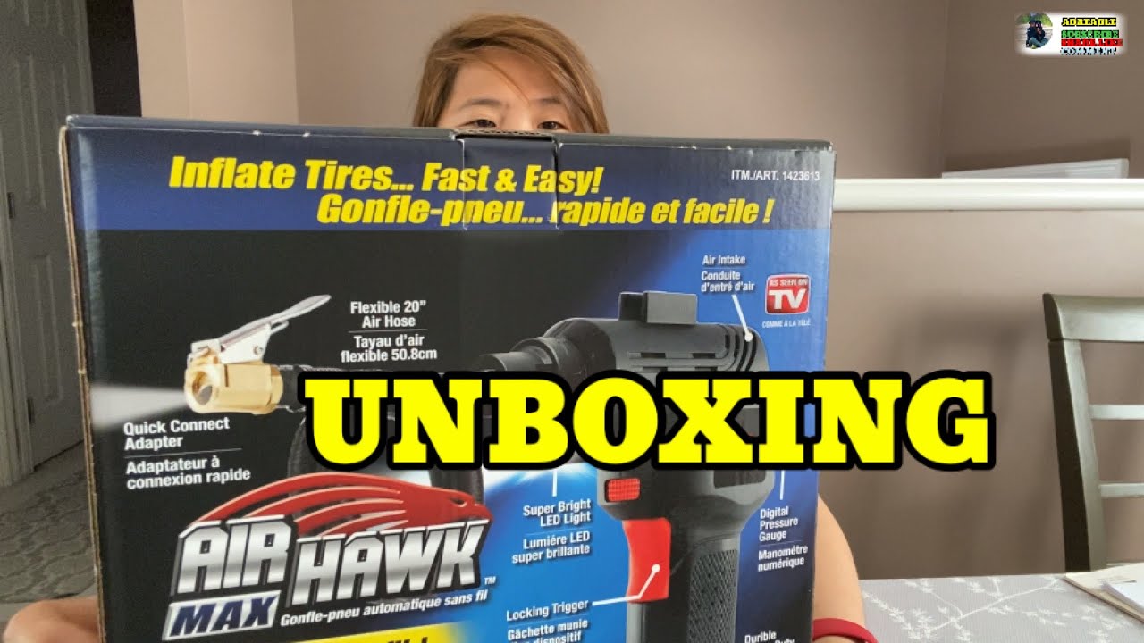 AIR HAWK MAX CORDLESS AIR PUMP COMPRESSOR YouTube