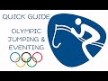 Quick guide to olympic jumping  eventing