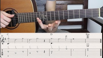 Natural Harmonics on Acoustic Guitar for Beginners