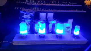 BLUE/MULTICOLOR LED Flicker Flame/Fire Effect bulbs REVIEW